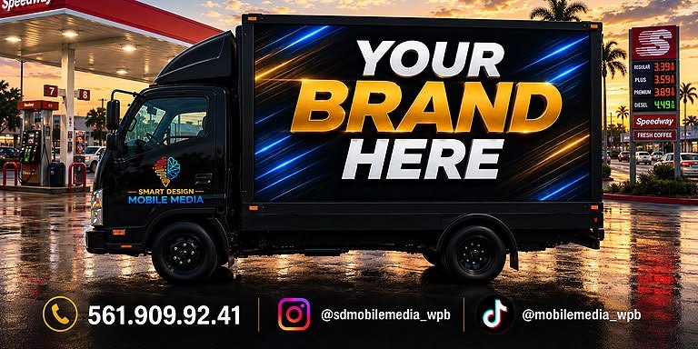 Your brand on the LED screen